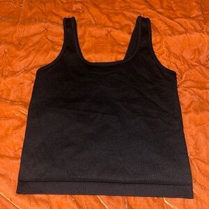 Women’s A New Day Black Ribbed Tank Top